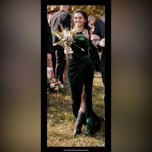 Revelry Fallon Velvet Bridesmaid Dress